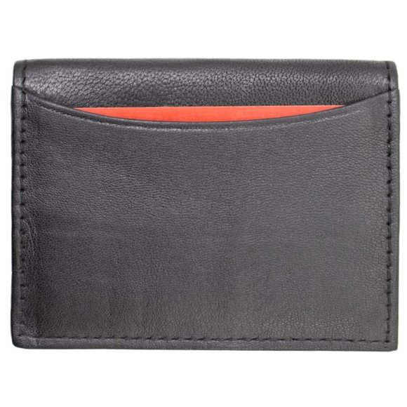 Genuine Leather Men's Card Case, Card Holder with RFID Blocking - Picture 7 of 10